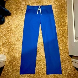 Figs Livingston Scrub Pants Royal Blue Small